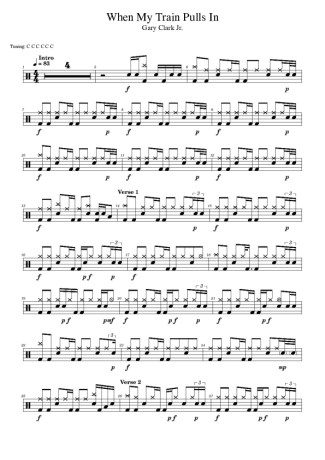 Gary Clark Jr.  score for Drums