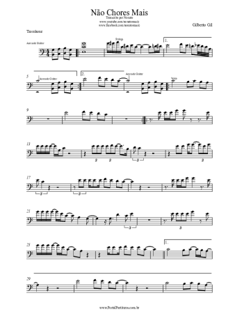 Gilberto Gil  score for Trombone