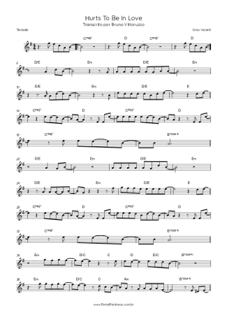 Gino Vannelli  score for Keyboard