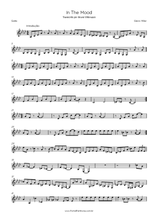 Glenn Miller  score for Harmonica