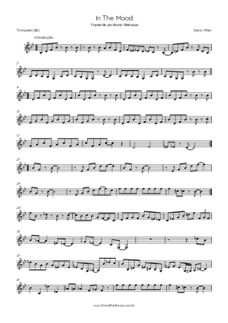 Glenn Miller  score for Trumpet