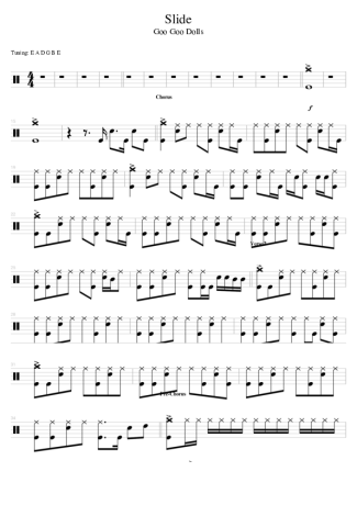 Goo Goo Dolls  score for Drums