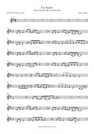 Grupo Logos  score for Tenor Saxophone Soprano (Bb)