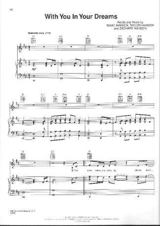 Hanson  score for Piano