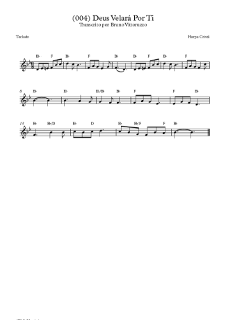 Harpa Cristã (004) Deus Velará Por Ti score for Keyboard