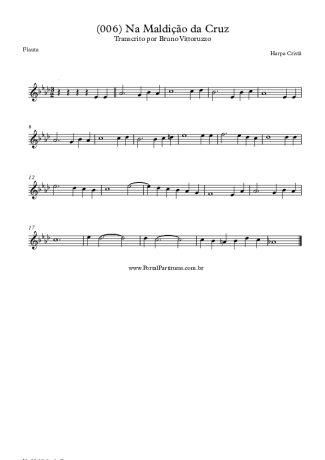 Harpa Cristã (006) Na Maldição Da Cruz score for Flute