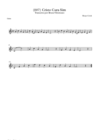 Harpa Cristã (007) Cristo Cura Sim score for Harmonica