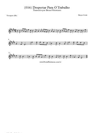 Harpa Cristã (016) Despertar Para O Trabalho score for Trumpet