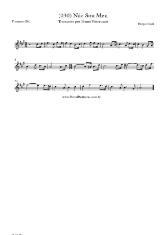 Harpa Cristã (030) Não Sou Meu score for Trumpet