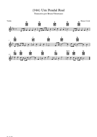 Harpa Cristã (046) Um Pendão Real score for Acoustic Guitar