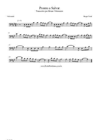 Harpa Cristã (066) Pronto A Salvar score for Cello