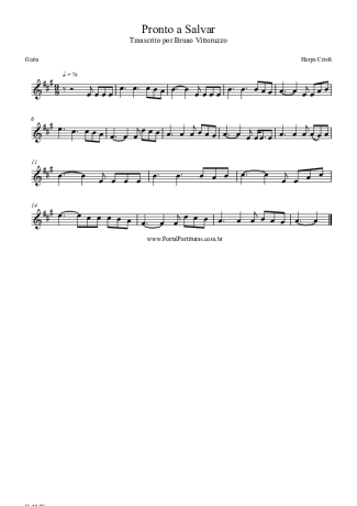 Harpa Cristã (066) Pronto A Salvar score for Harmonica