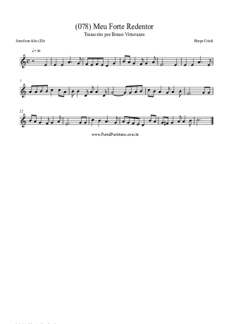 Harpa Cristã  score for Alto Saxophone