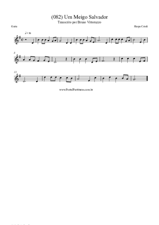 Harpa Cristã (082) Um Meigo Salvador score for Harmonica