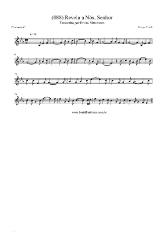 Harpa Cristã (088) Revela A Nós Senhor score for Clarinet (C)