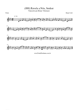 Harpa Cristã (088) Revela A Nós Senhor score for Flute
