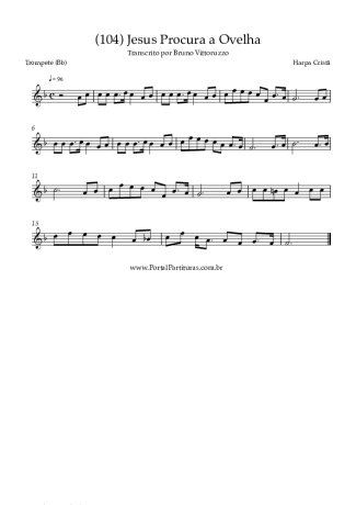 Harpa Cristã (104) Jesus Procura A Ovelha score for Trumpet