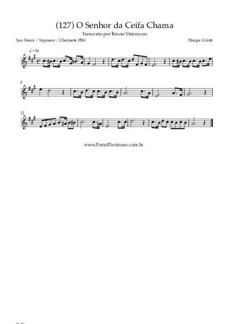 Harpa Cristã (127) O Senhor Da Ceifa Chama score for Clarinet (Bb)