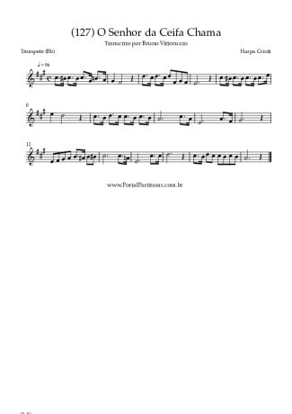 Harpa Cristã (127) O Senhor Da Ceifa Chama score for Trumpet