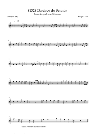 Harpa Cristã (132) Obreiros Do Senhor score for Trumpet