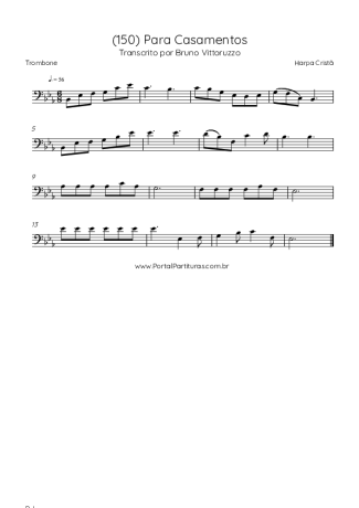 Harpa Cristã (150) Para Casamentos score for Trombone