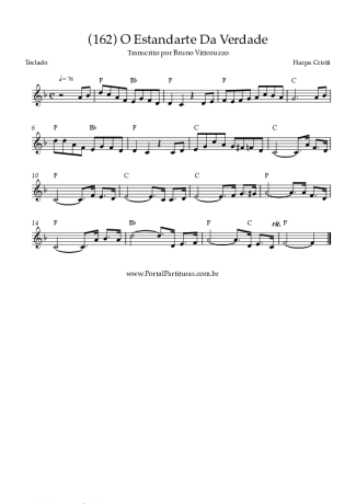 Harpa Cristã (162) O Estandarte Da Verdade score for Keyboard
