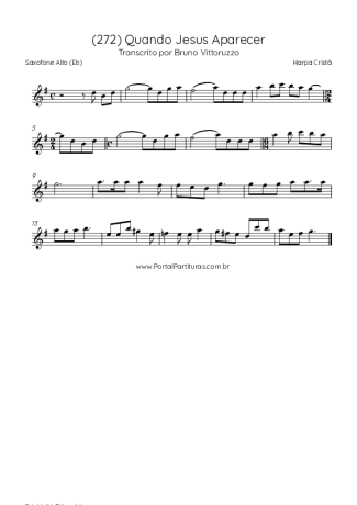 Harpa Cristã  score for Alto Saxophone