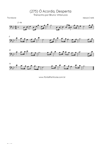 Harpa Cristã  score for Trombone