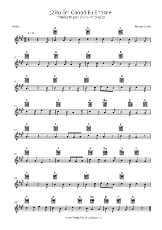 Score for Acoustic Guitar