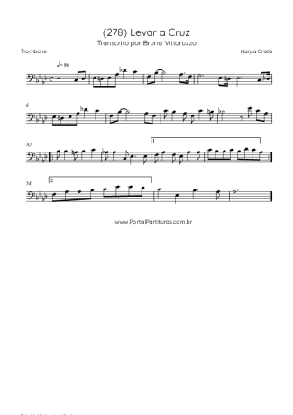 Harpa Cristã  score for Trombone