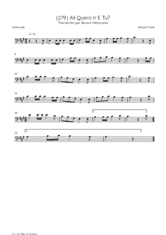 Score for Cello