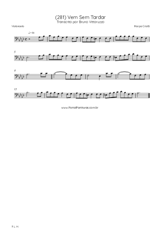 Harpa Cristã  score for Cello