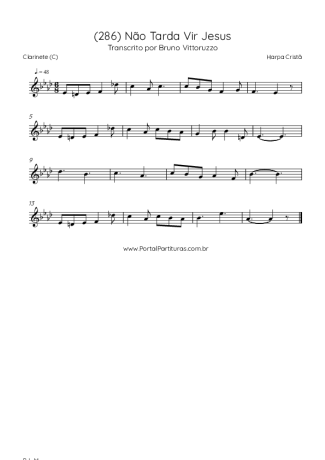 Harpa Cristã  score for Clarinet (C)