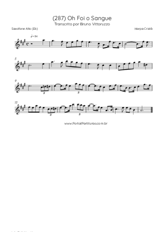 Harpa Cristã  score for Alto Saxophone