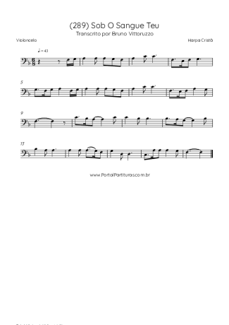 Harpa Cristã  score for Cello