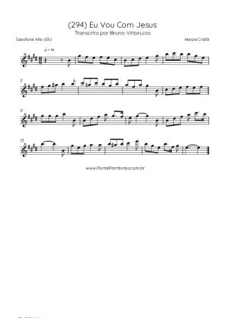 Harpa Cristã  score for Alto Saxophone