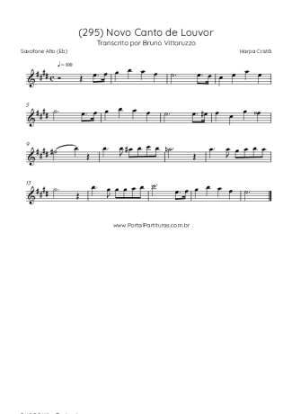 Harpa Cristã  score for Alto Saxophone