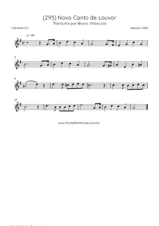 Harpa Cristã  score for Clarinet (C)