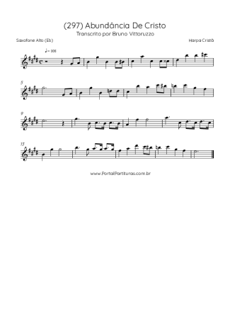 Harpa Cristã  score for Alto Saxophone