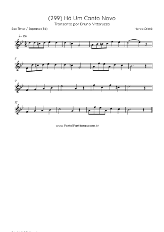 Harpa Cristã  score for Tenor Saxophone Soprano (Bb)