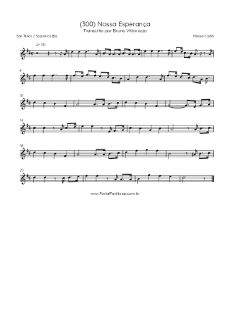 Harpa Cristã  score for Tenor Saxophone Soprano (Bb)