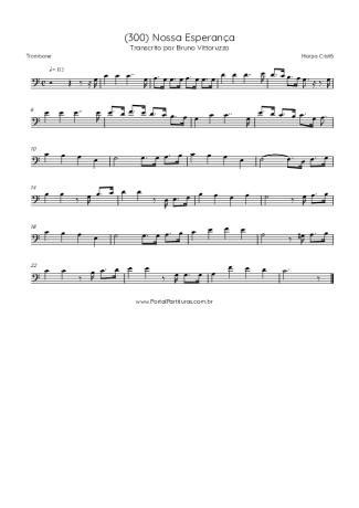 Harpa Cristã (300) Nossa Esperança score for Trombone