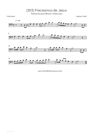 Harpa Cristã  score for Cello