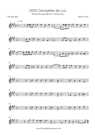 Score for Clarinet (Bb)