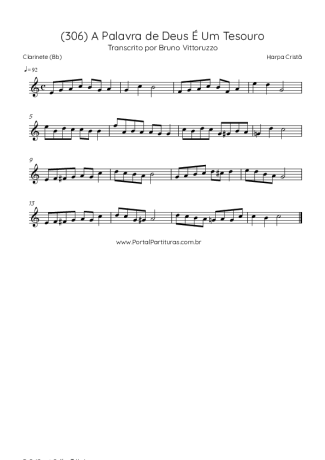 Score for Clarinet (Bb)