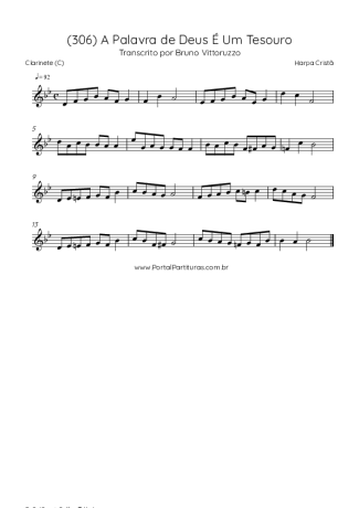 Score for Clarinet (C)