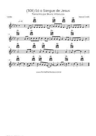 Harpa Cristã  score for Acoustic Guitar