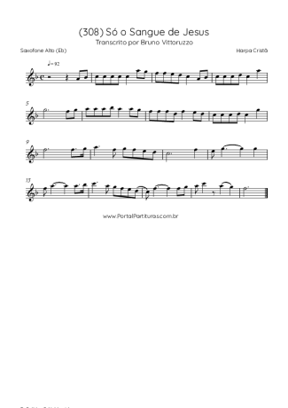 Harpa Cristã  score for Alto Saxophone