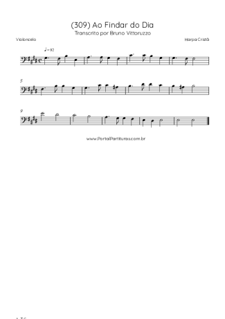 Harpa Cristã  score for Cello