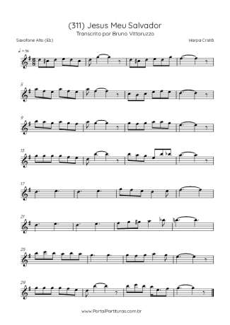 Score for Alto Saxophone